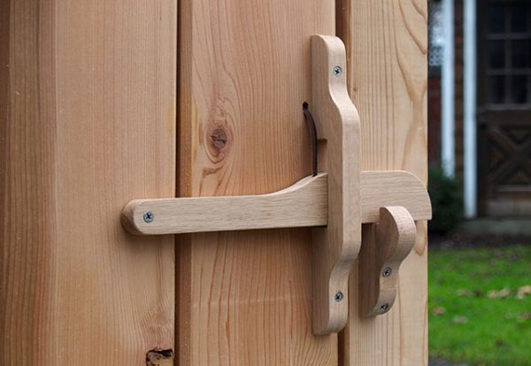 Cambridge Wood Latch - Snug Cottage Hardware